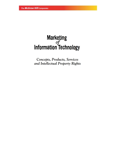 Book Marketing Of Information Technology free