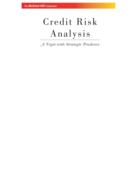 Book Credit Risk Analysis free