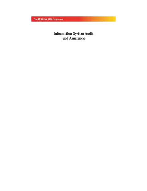 Book Information System Audit and Assurance free