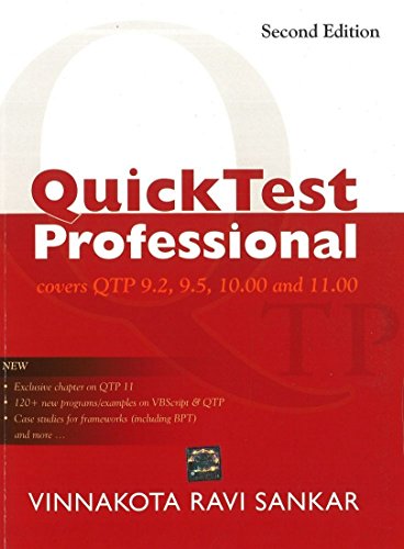 Book Quick Test Professional: Covers QTP 9.2, 9.5, 10.00 and 11.00 free