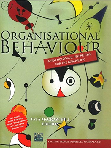 Book Organizational Behaviour A Psychological Perspective for the Asia-Pacific free