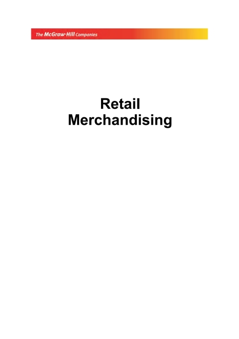 Book Retail Merchandising free