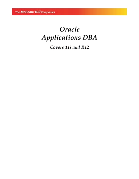 Book Oracle Applications DBA free