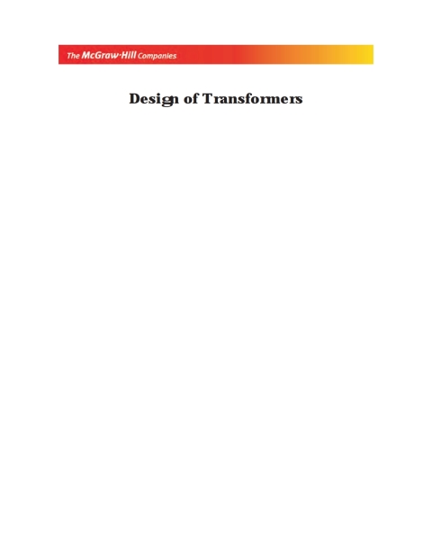 Book Design of Transformers free