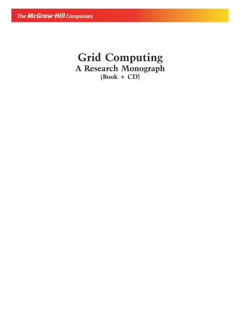Book GRID COMPUTING MODELS (BOOK CD) free