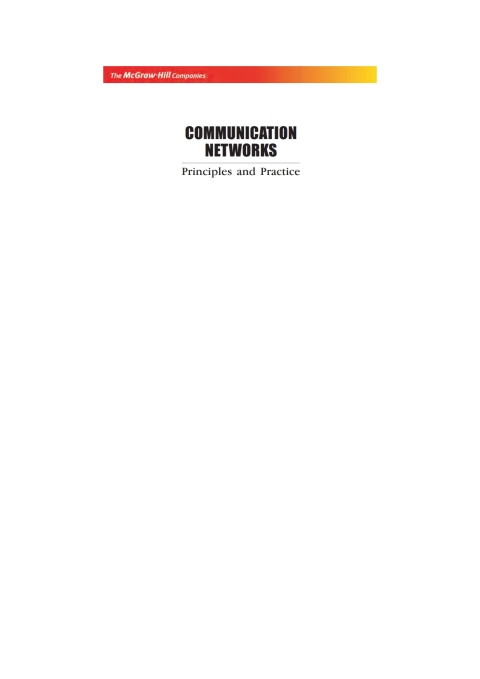 Book COMMUNICATION NETWORKS  EXP free