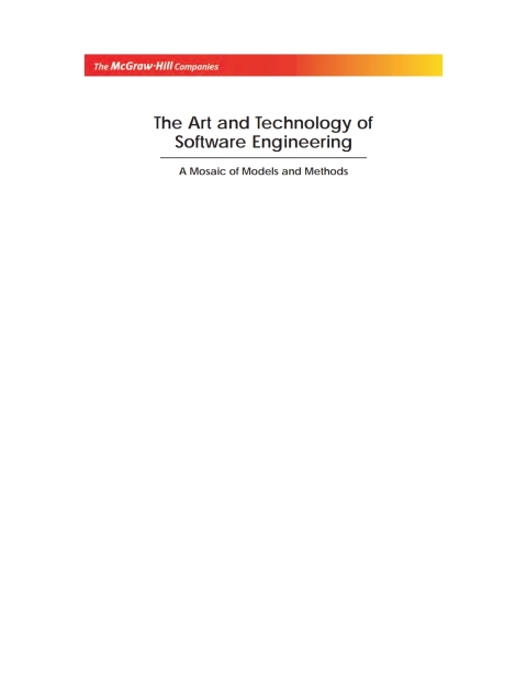 Book THE ART AND TECHNOLOGY OF SOFTWARE   EXP free