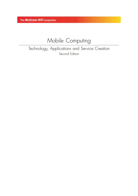 Book Mobile Computing free