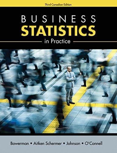 Book Business Statistics in Practice, 3rd Canadian Edition free