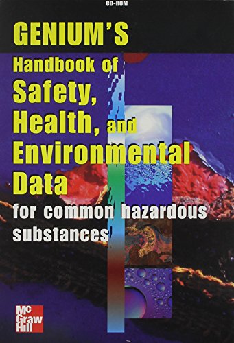 Book Genium's Handbook Health Safety, Health And Environmental Data For Common Hazardous Materials, Cd-rom (wan Version) free