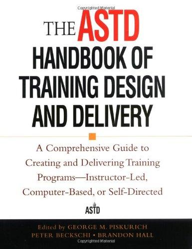 Book The ASTD Handbook of Training Design and Delivery free