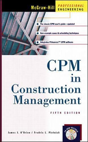 Book Cpm In Construction Management free