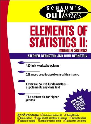 Book Schaum's Outline of Elements of Statistics II: Inferential Statistics free