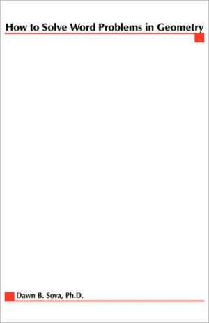 Book How to Solve Word Problems in Geometry (How to Solve Word Problems (McGraw-Hill)) free