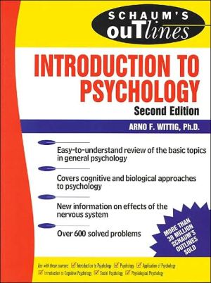 Book Schaum's Outline of Introduction to Psychology free
