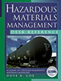 Book Hazardous Material Management Desk Reference free