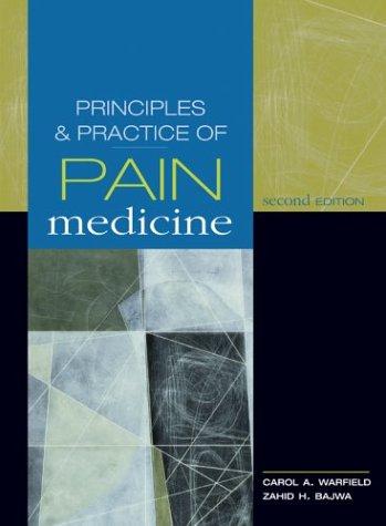 Book Principles & Practice Of Pain Management free