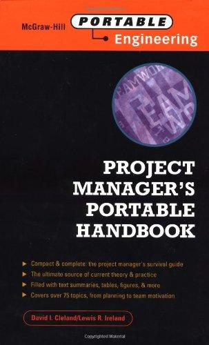 Book Project Manager's Portable Handbook free