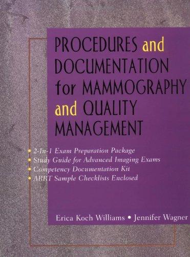 Book Procedures and Documentation for Advanced Imaging: Mammography & Quality Management free