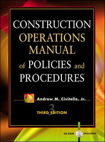 Book Construction Operations Manual of Policies and Procedures free