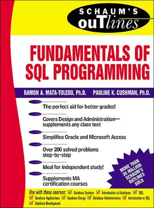 Book Schaum's Outline of Fundamentals of SQL Programming free