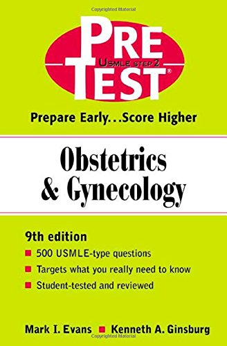 Book Obstetrics & Gynecology: PreTest Self-Assessment and Review free