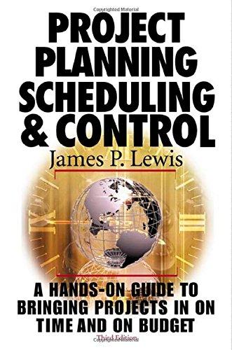 Book Project Planning,  Scheduling & Control, 3rd Edition free