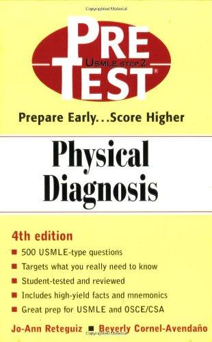 Book Physical Diagnosis: PreTest Self-Assessment and Review free