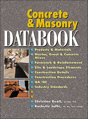 Book Concrete and Masonry Databook (Databook S) free