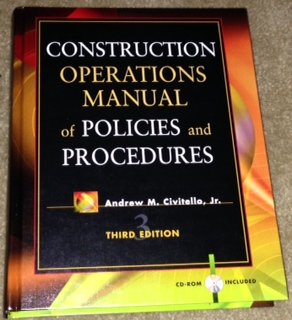 Book Construction Operations Manual Of Policies And Procedures free