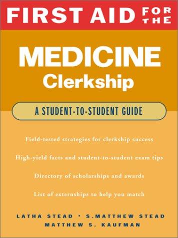 Book First Aid for the Medicine Clerkship free