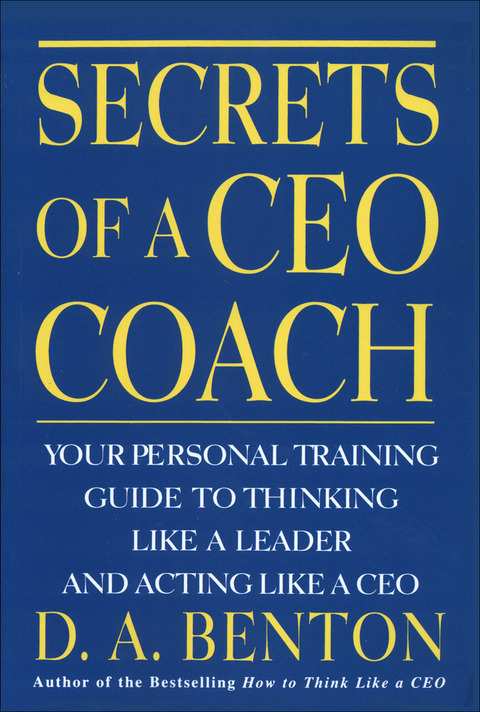 Book Secrets of A CEO Coach free