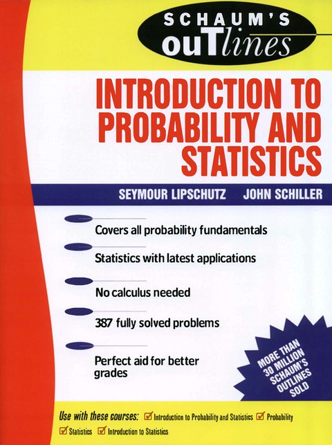 Book Schaum's Outline of Introduction to Probability and Statistics free