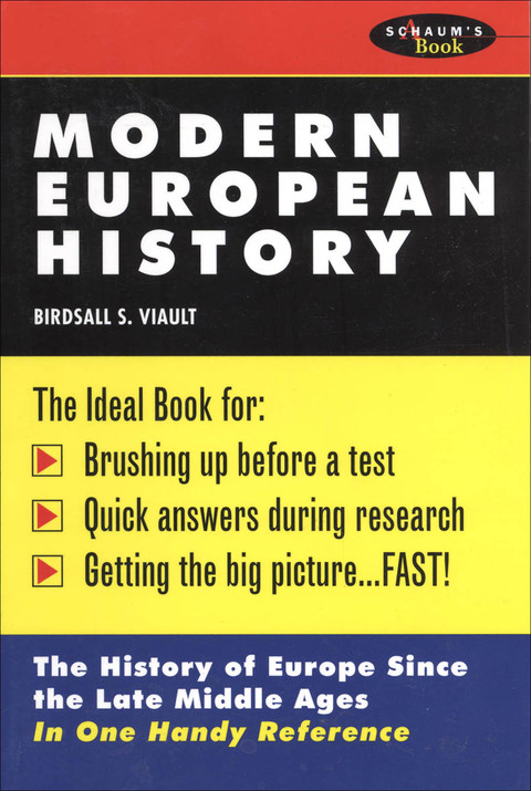 Book Schaum's Outline of Modern European History free