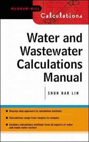 Book Water and Wastewater Calculations Manual free