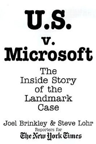 Book U.s. V. Microsoft: The Inside Story Of The Landmark Case - Ebook -use 35588x free