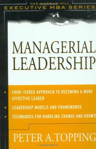 Book Managerial Leadership free