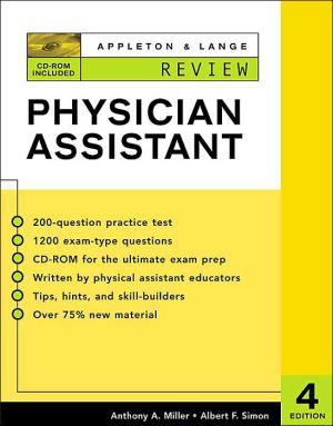 Book Appleton & Lange Review for the Physician Assistant (Appleton & Lange Review Book Series) free