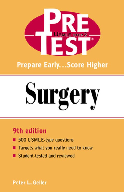 Book Surgery: PreTest Self-Assessment and Review (PreTest Clinical Science) free