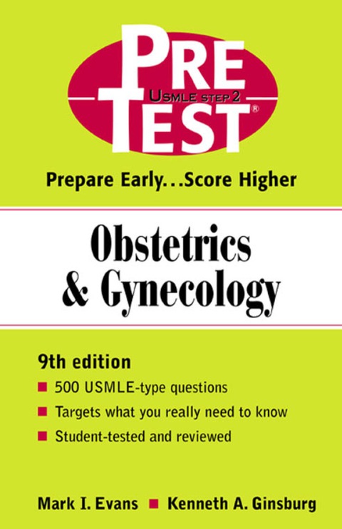 Book Obstetrics & Gynecology: PreTest Self-Assessment and Review free