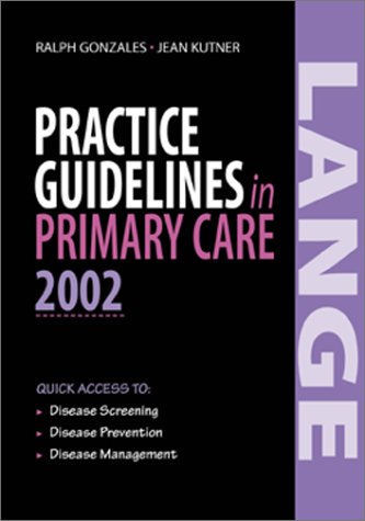Book Practice Guidelines in Primary Care 2002 free