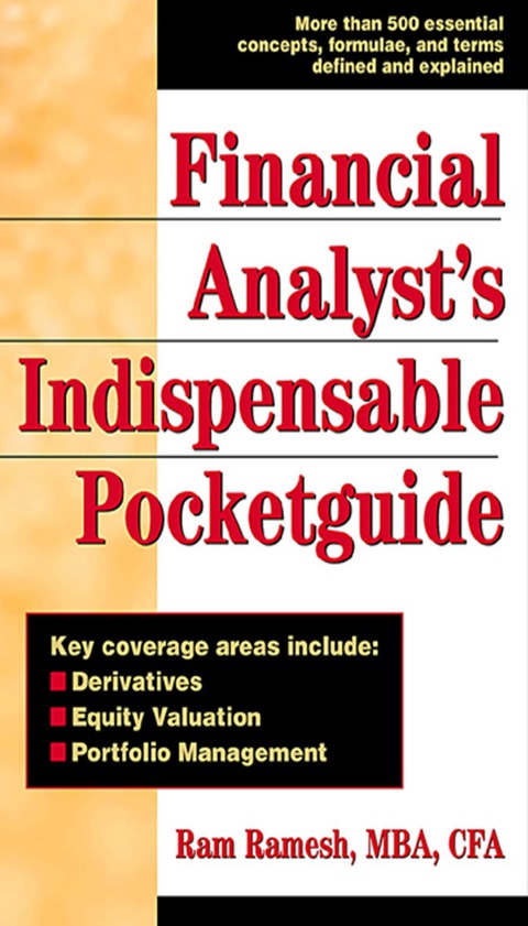 Book Financial Analyst's Indispensible Pocket Guide free
