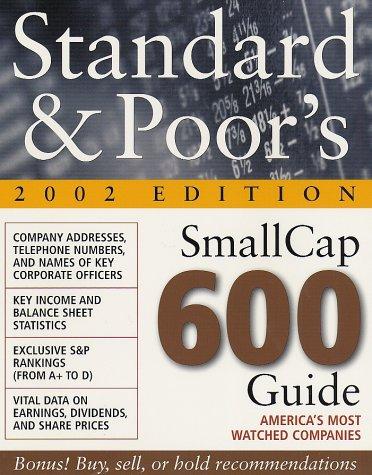Book Standard & Poor's Smallcap 600 Guide 2002 free