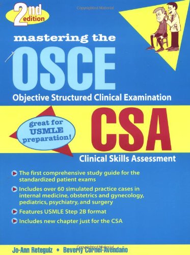 Book Mastering the Objective Structured Clinical Examination and the Clinical Skills Assessment free