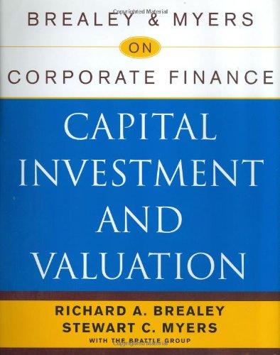 Book Brealey & Myers on Corporate Finance: Capital Investment and Valuation free