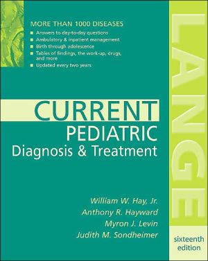 Book Current Pediatric Diagnosis & Treatment free