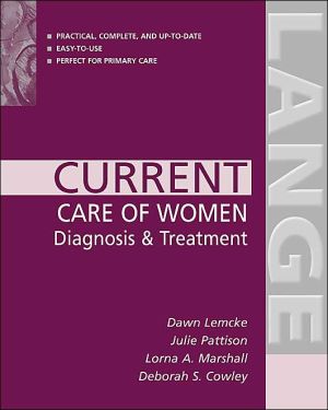 Book Current Care of Women: Diagnosis and Treatment (Lange Current Series) free