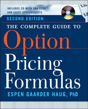 Book The Complete Guide to Option Pricing Formulas free