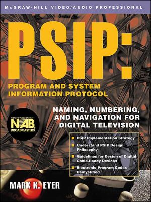 Book PSIP: Program & System Information Protocol free