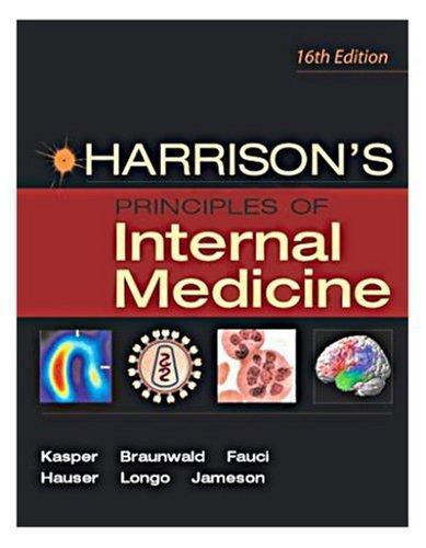 Book Harrison's Principles of Internal Medicine 16e (Two-Volume Set) free